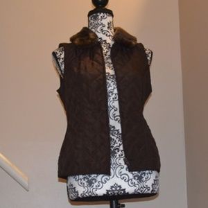 Brown Vest NWOT